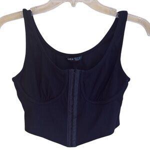 Black Shein Crop Top size medium